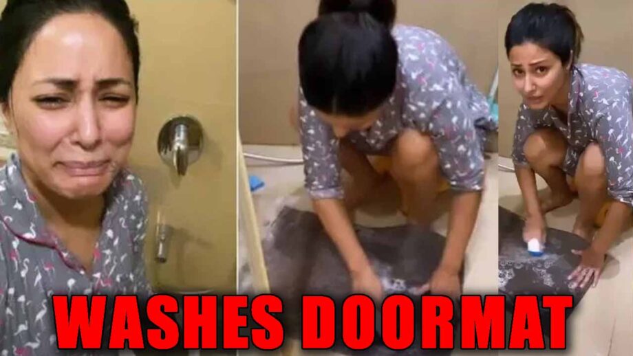 This is what Hina Khan is doing during quarantine, check hilarious video