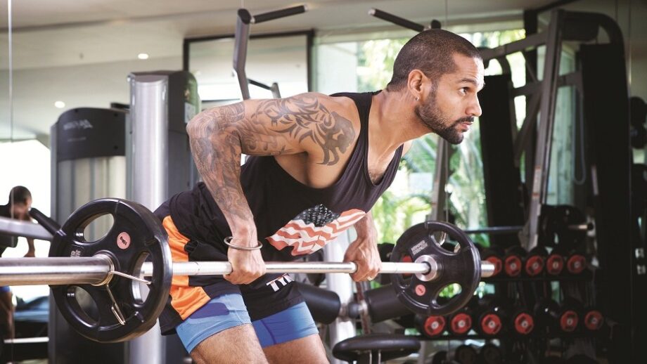 Times When Shikhar Dhawan Inspired His Followers With Hardcore Workout Skills 1