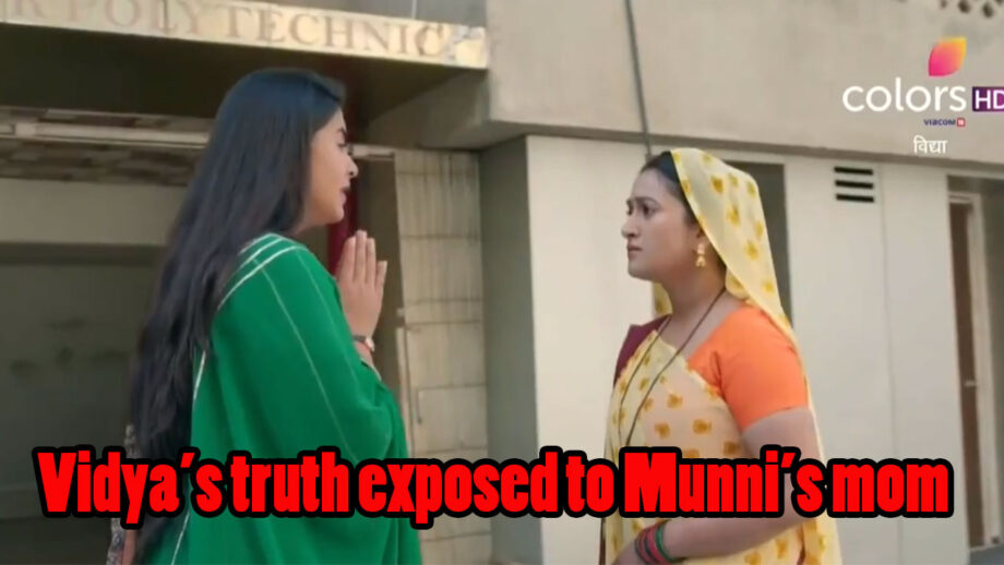 Vidya Written Episode Update 17th March 2020: Vidya’s truth exposed to Munni’s mother