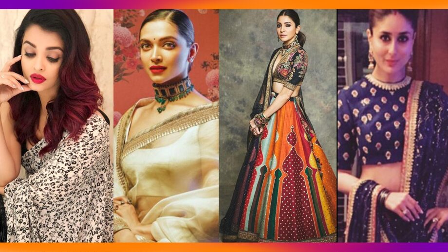 Aishwarya Rai Bachchan, Deepika Padukone, Anushka Sharma, Kareena Kapoor: looks to take fashion inspiration from Sabyasachi