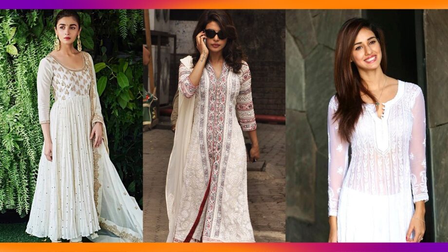 Alia Bhatt Vs Priyanka Chopra Vs Disha Patani: Who wore white suit better?