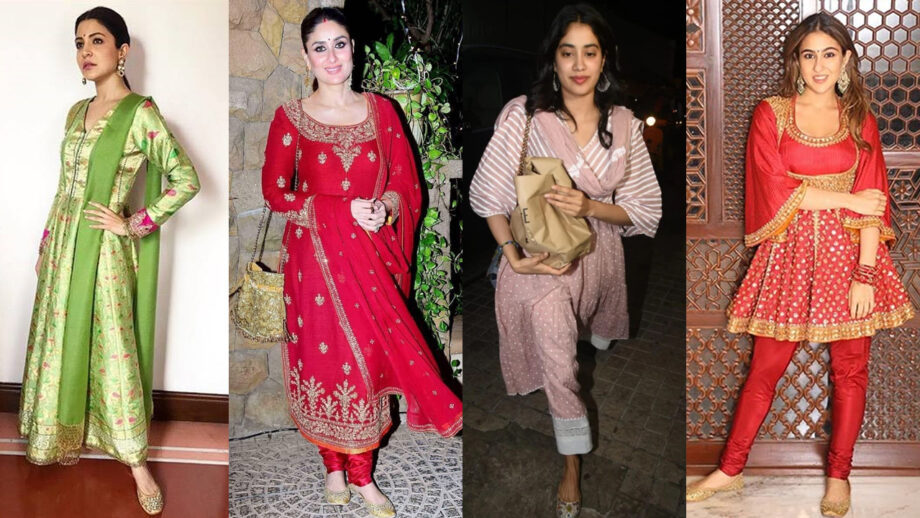 Anushka Sharma, Kareena Kapoor Khan, Jhanvi Kapoor, Sara Ali Khan: Bollywood celebs obsessed with classic juttis