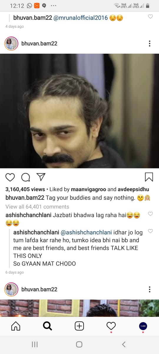 Ashish Chanchlani defends his friendship with Bhuvan Bam, gives a befitting reply to trollers