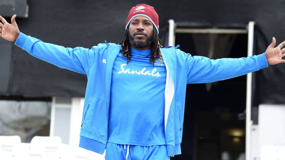 Check out Chris Gayle's bold fashion statement