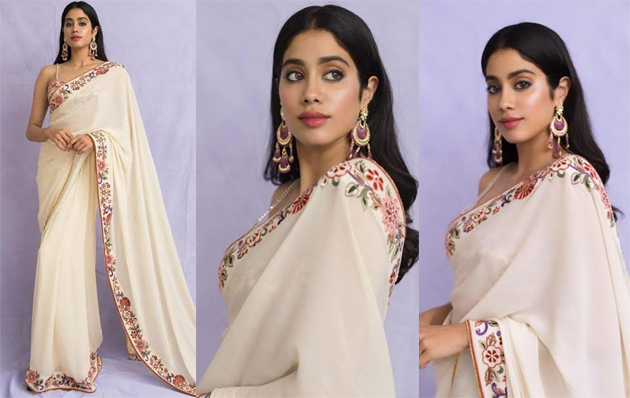 Check Out Janhvi Kapoor's Best Saree Moments - 5