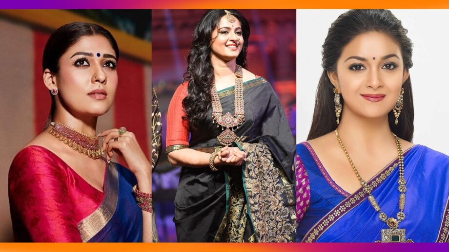 Check Out Nayanthara, Anushka Shetty, and Keerthy Suresh's Best jewellery collection to suit your taste!