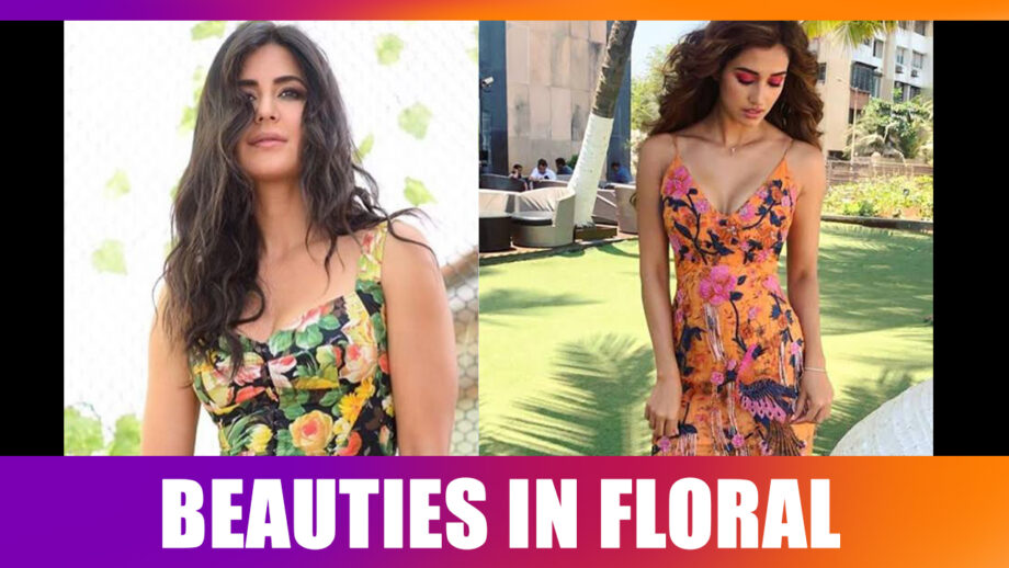 Checkout Pictures: Katrina Kaif and Disha Patani sizzle in floral designs