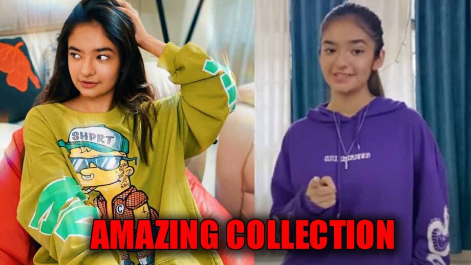 Checkout Video: Anushka Sen's hoodie and sweatshirt collection
