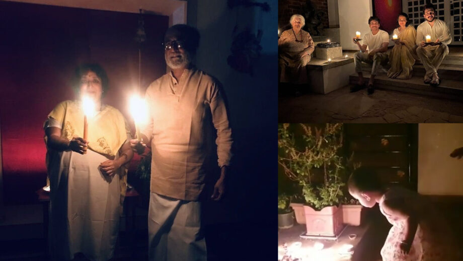 Covid-19: This is how Raijinikanth, Yash, Pooja Hedge and other South stars light up candles to keep PM Modi's 9 minutes request