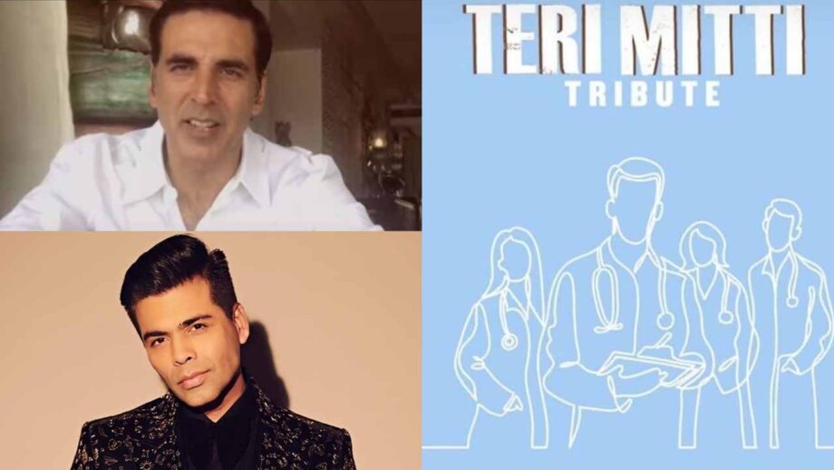 #Covid19Battle: Akshay Kumar-Karan Johar re-create 'Teri Mitti' song, pay tribute to warriors