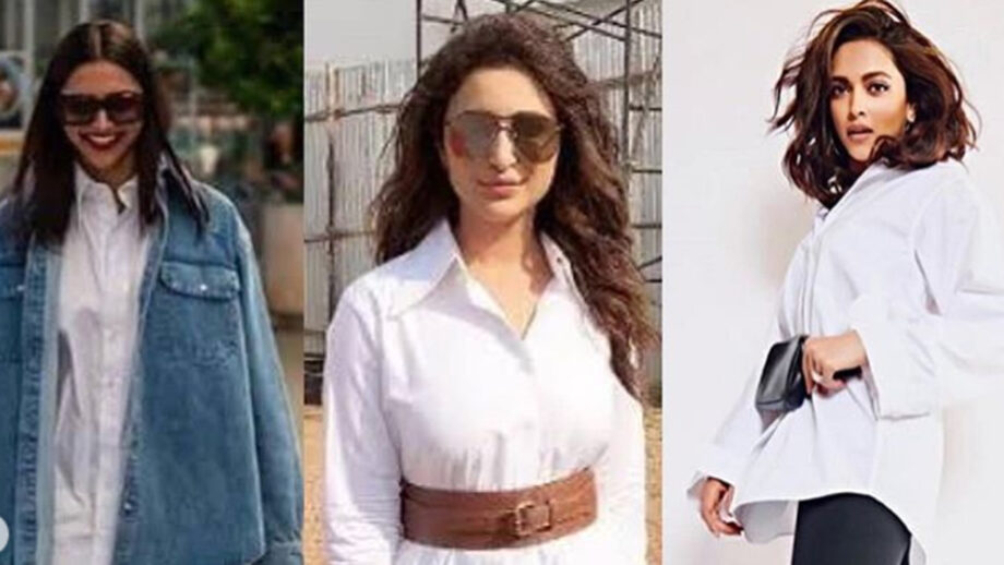 Deepika Padukone, Sonam Kapoor And Parineeti Chopra's Pictures Prove Oversized White Shirts Are Celebrity's Favourite!