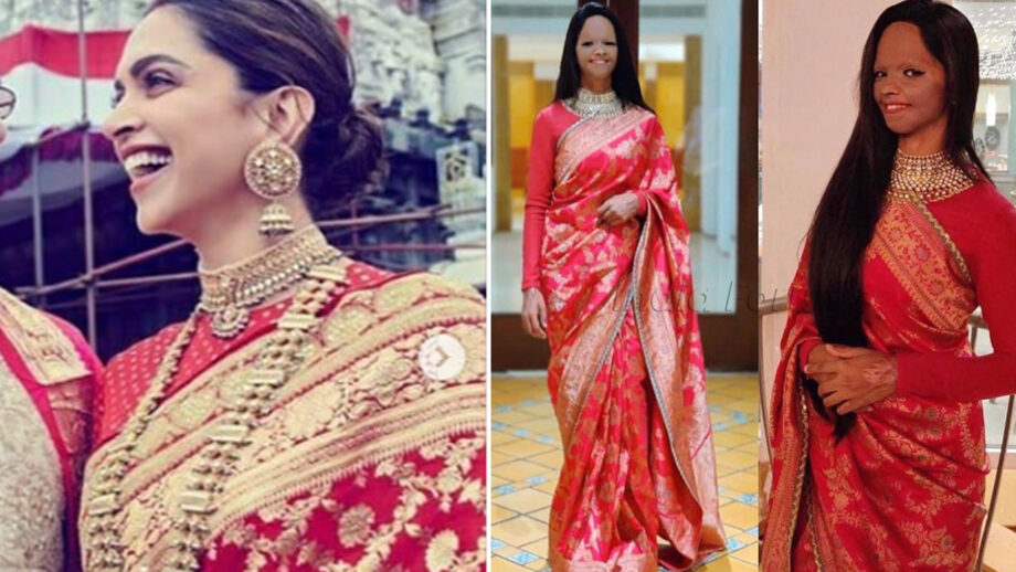Deepika Padukone Vs Laxmi Aggarwal: Who looks regal in a stunning Sabyasachi red and gold saree? 1