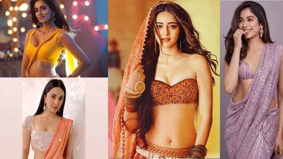 Disha Patani, Kiara Advani, Ananya Pandey, Janhvi Kapoor: Who Shows-Off The Beautiful Blouse Designs Better? 9
