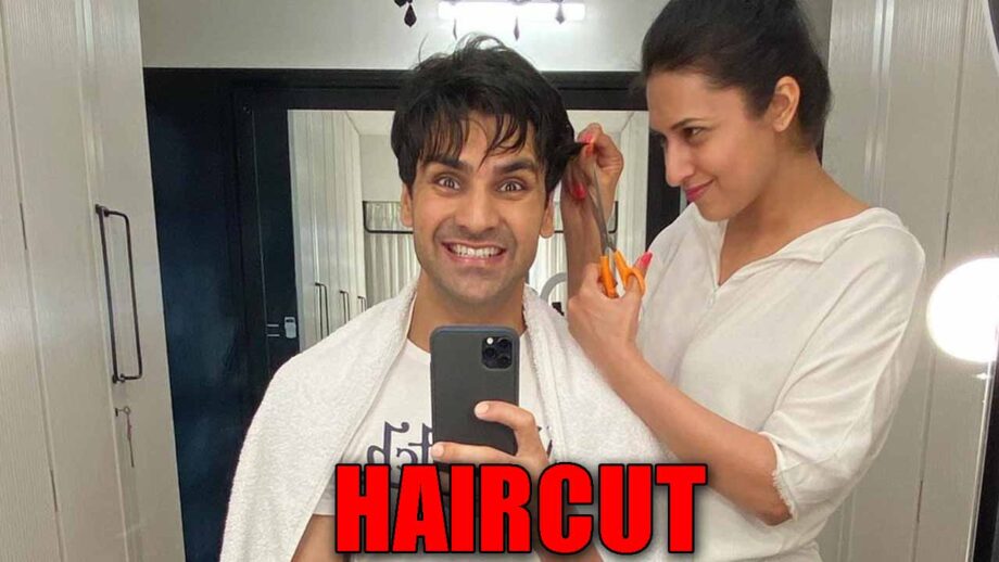 Divyanka Tripathi cuts beau Vivek Dahiya’s hair: Check out their romantic moment