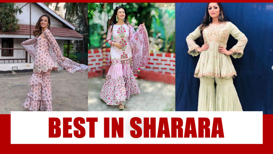 Drashti Dhami or Sanaya Irani or Divyanka Tripathi:  The Best In Delightful Shararas