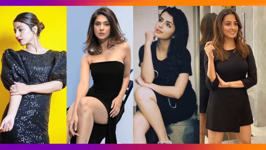 Hina Khan, Jennifer Winget, Shrenu Parikh, Anita Hassanandani: These Black Outfit Collection You Would Want To Steal!