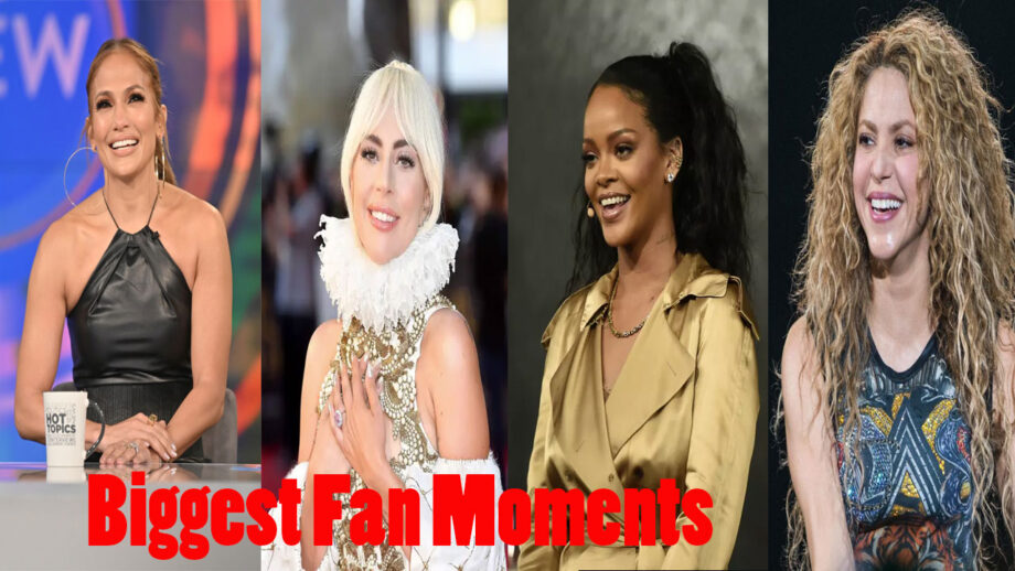 Jennifer Lopez, Lady Gaga, Rihanna, Shakira: Hollywood Singers And Their BIGGEST FAN Moments 9