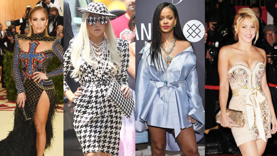 Jennifer Lopez, Lady Gaga, Rihanna, Shakira: Hollywood Singers' Fashion Style Icons 1