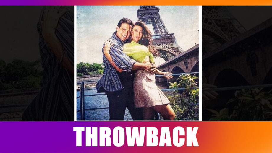 Karisma Kapoor’s #FlashbackFriday as she dances with Govinda around Eiffel Tower
