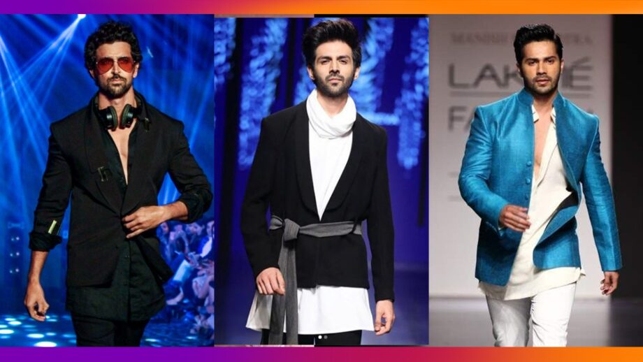 Kartik Aryan, Hrithik Roshan, Varun Dhawan: Bollywood Actors' Best Ramp Walks