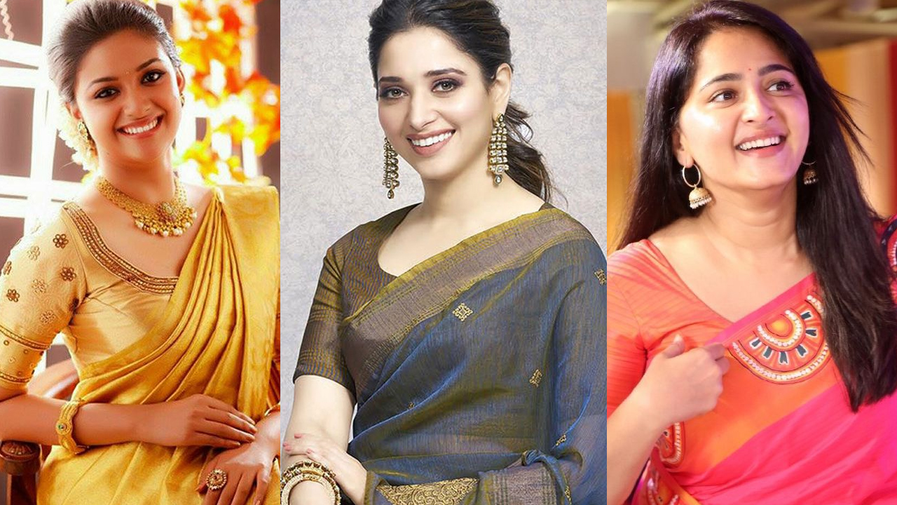 Keerthy Suresh, Tamannaah Bhatia And Anushka Shetty's collection of sarees  is something to die for | IWMBuzz