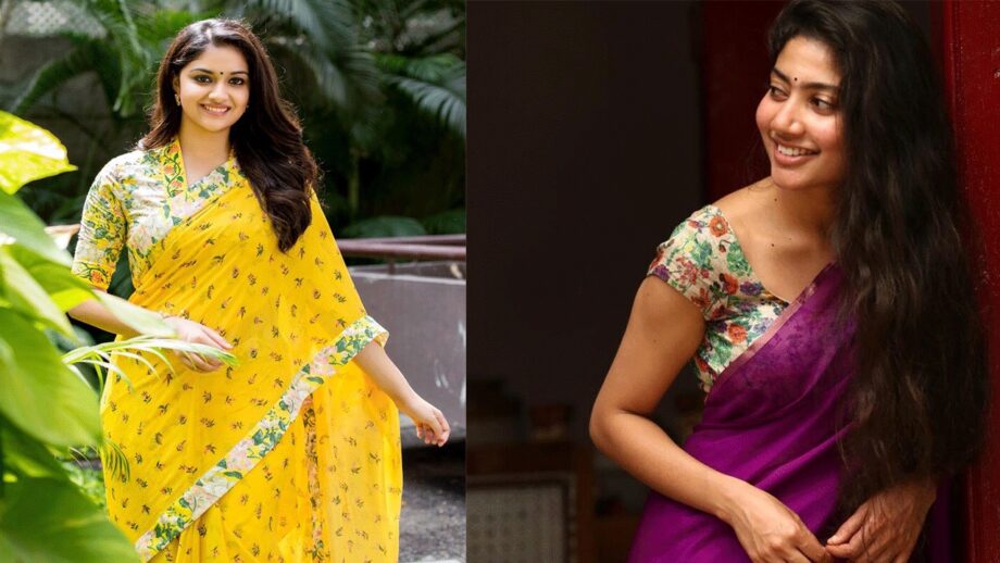 Keerthy Suresh Vs Sai Pallavi: Who Gives Us Style Goals In Floral Saree Looks?