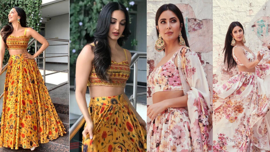 Kiara Advani Vs Katrina Kaif: Who Gives Us Style Goals In Floral Lehenga Choli Looks?