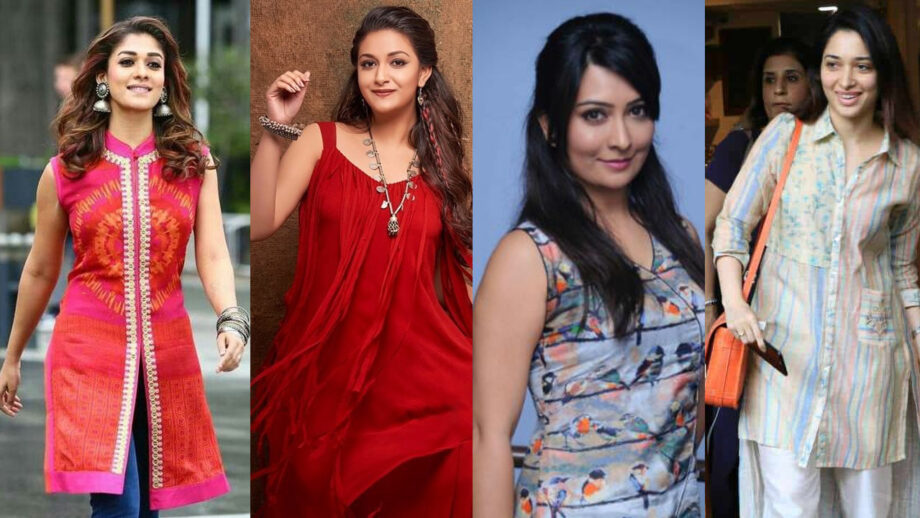 Nayanthara, Keerthy Suresh, Radhika Pandit, Tamanna Bhatia: Tollywood Celebrities And Their Kurti Styles