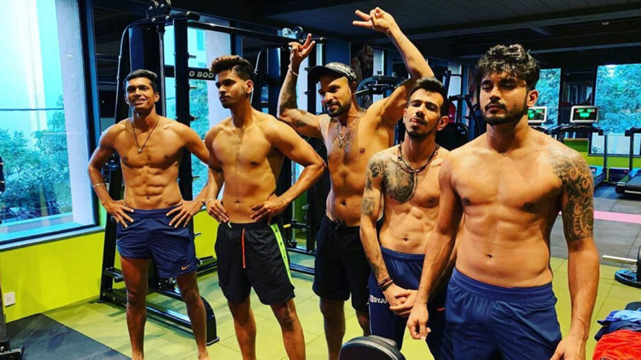 Ooh La La: The Indian Cricketers flaunt their sculpted bodies