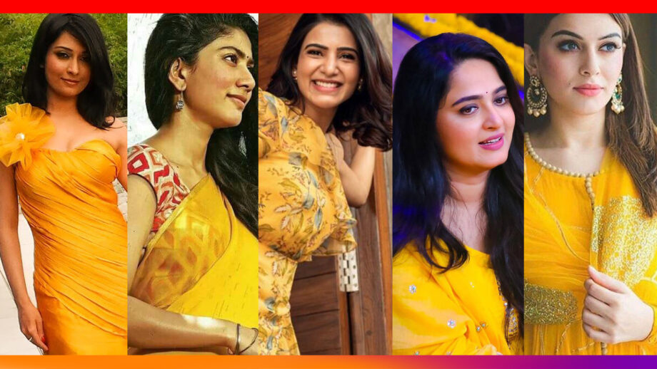 Radhika Pandit, Sai Pallavi, Samantha Akkineni, Anushka Shetty, Hansika Motwani: Tollywood Celebrities Who Are Slaying In Yellow Outfits