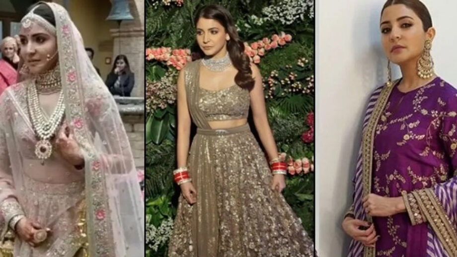 Redefining Anushka Sharma's traditional drape with these Sabyasachi Outfits! 7