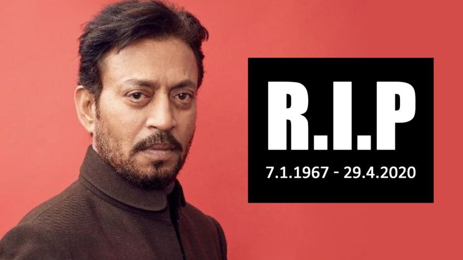 RIP: Irrfan Khan passes away at 54