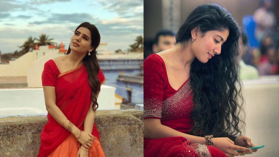 Samantha Akkineni and Sai Pallavi Looking Hot in Red Saree, Check Pictures