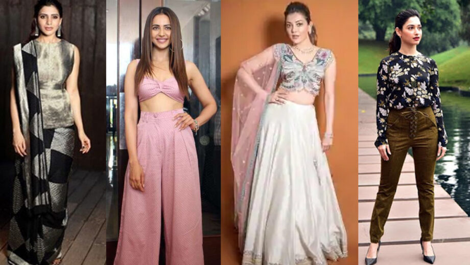 Samantha Akkineni, Rakul Preet Singh, Kajal Aggarwal, Tamannaah Bhatia: Tollywood Actresses Trending For Their Bold Fashion Styles 4