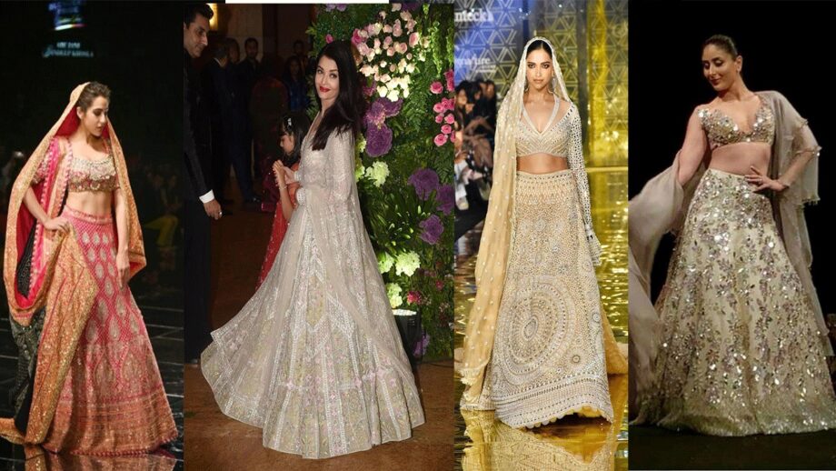 Sara Ali Khan, Aishwarya Rai, Deepika Padukone, Kareena Kapoor Khan: Add This Embellished Lehenga To Your Wishlist Right Now!