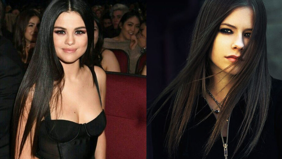 Selena Gomez Vs Avril Lavigne: Who Pulled Off Black Sleek Look Better? 4