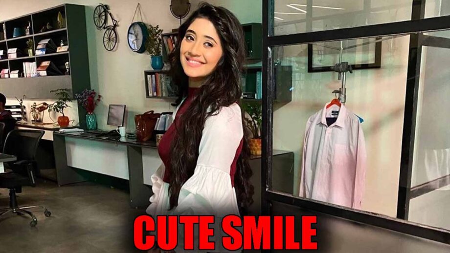 Shivangi Joshi flashes her cute smile for the camera