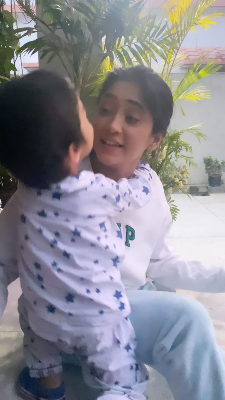 Shivangi Joshi's cute fight with nephew Vansh, watch video 1