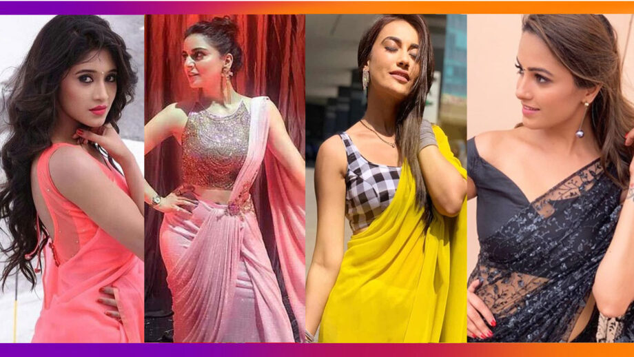 Shraddha Arya, Shivangi Joshi, Surbhi Jyoti, Anita Hassanandani: 4 Evergreen And Trendy Saree Blouse Designs