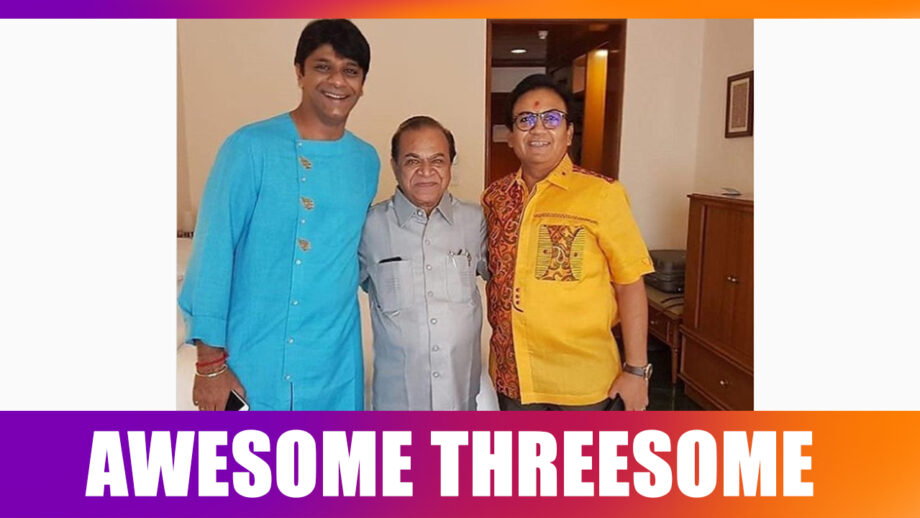 Taarak Mehta Ka Ooltah Chashmah’s ‘awesome threesome’ Jethaalal, Nathu Khakha and Baagha CAUGHT in one frame