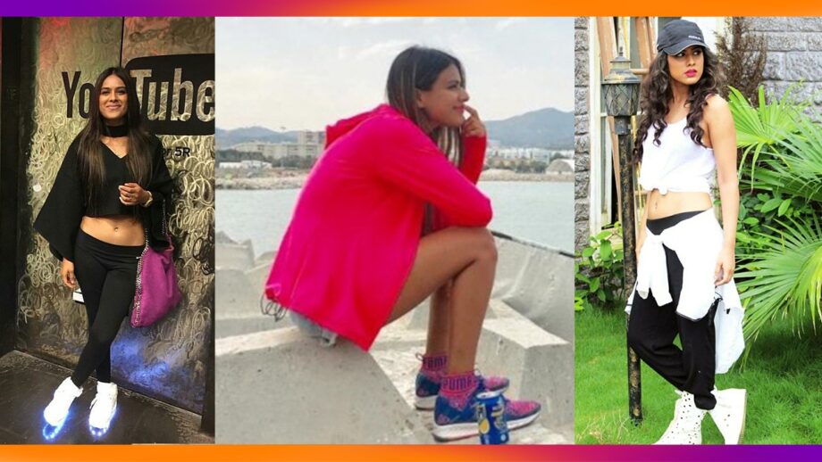 Take style tips from Nia Sharma to ace the sneaker!