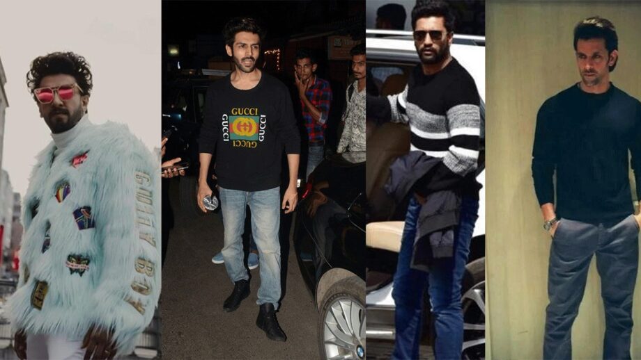 Take Tips From Ranveer Singh, Kartik Aryan, Vicky Kaushal, And Hrithik Roshan On How To Look Good In Sweaters? 8