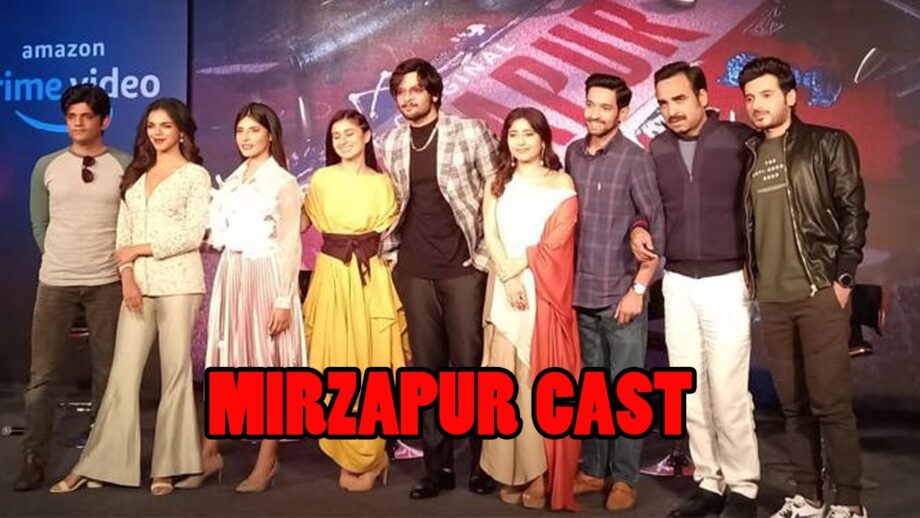 The cast behind the popularity of famous web series 'Mirzapur'