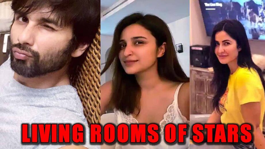 This is how the living rooms of your favourite stars Shahid Kapoor, Katrina Kaif, Parineeti Chopra, Tiger Shroff look: Take Tour
