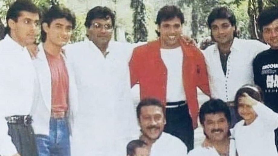 UNSEEN PHOTO: Salman Khan, Aamir Khan, Govinda, Anil Kapoor And Jackie Shroff Together In One Pic
