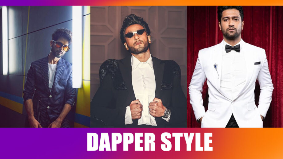 Vicky Kaushal, Ranveer Singh, Shahid Kapoor: Stars who dress up and look like dapper superstars