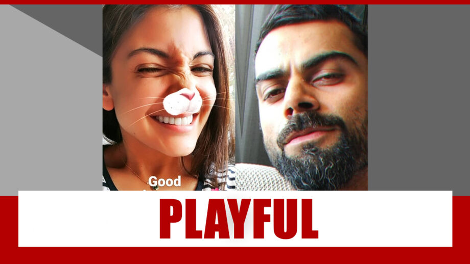 Virat Kohli and Anushka Sharma get ‘playful’, check here