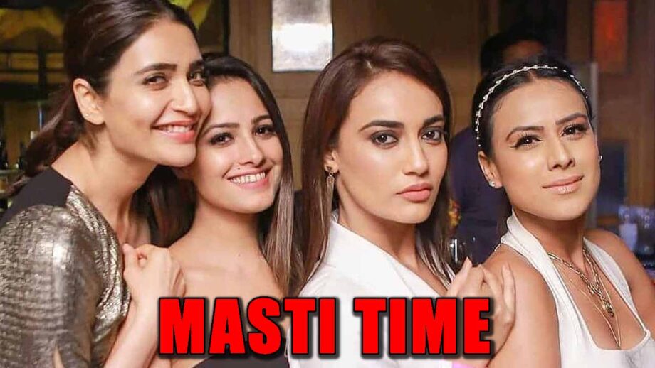 When Naagins Nia Sharma, Surbhi Jyoti, Karishma Tanna and Anita Hassanandani came together to have masti
