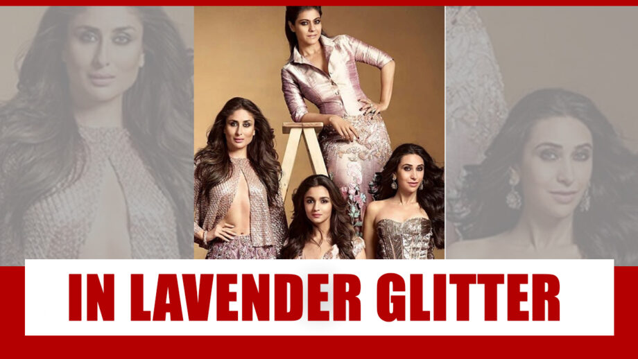Yay or Nay: Kareena Kapoor, Alia Bhatt, Kajol And Karisma Kapoor in Lavender Glitter Outfit