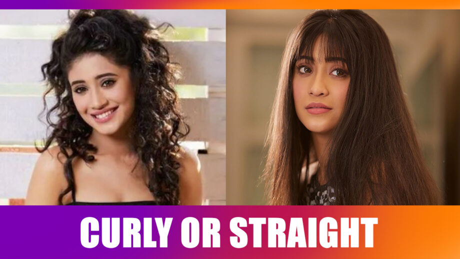Yeh Rishta Kya Kehlata Hai Actress Shivangi Joshi In Curly Hair Or Straight Hair: Which Look Do You Like The Most?
